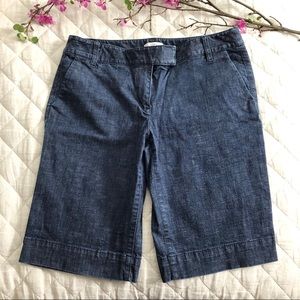LOFT Bermuda/Knee jean shorts